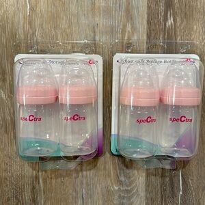 2pk Spectra Milk Bottles
